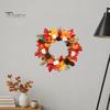 Waterproof Outdoor Glass Ornament Thanksgiving Autumn Wall Decal Maple Leaf Pinecone Pumpkin Harvest Window Sticker Indoor Festive Decor Self-Adhesive