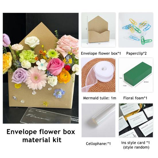 Floristen Strauß Umschlagbox Blume Floraler Straußhalter Blumenverpackungspapier Geschenkbox Präsentverpackungsbeutel für Muttertag Valentinstag Hochzeit