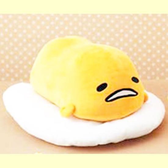 

Gudetama Omelette Lying Down Big Plush Toy Single & [Lying Down] Item