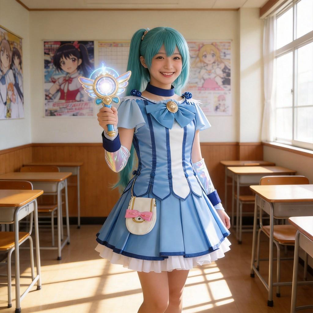 Smile Precure Cure Beauty Cosplay Costume With Polyester Fabric For Anime Role Play And Gift For Teens
