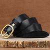 Women's Belt Leather Pin Buckle First Layer Cowhide Retro and Fashion All-Matching Trendy Korean Style Jeans Belt