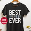 Best Dad Ever Piano Keys T-Shirt, Funny Father's Day Music Lover Tee