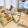 Cooling Ice Silk Printed Pillowcase Set 48x74cm Pair Soft Breathable Bedding Kids Adults