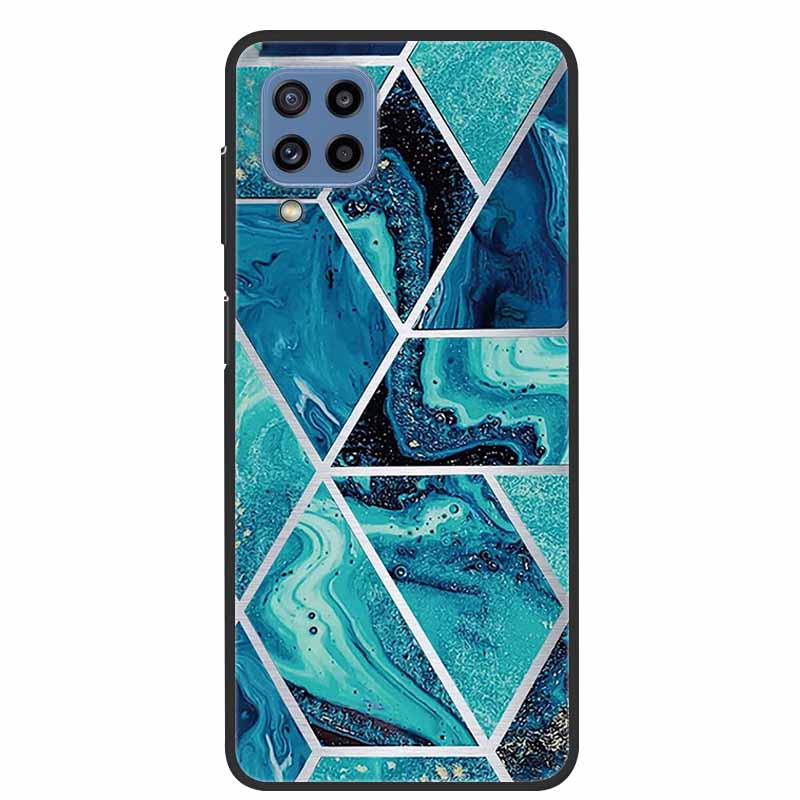 For Samsung Galaxy A12 Case Marble TPU Silicone Soft Phone CoverFor Samsung Galaxy M12 Case Samsung F12 Protector Gift New Para