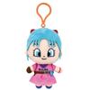 Dragon Ball Chibi Plush Mascot with Plastic Hook, Bulma, 2566887, Body Size: Approx. H110mm