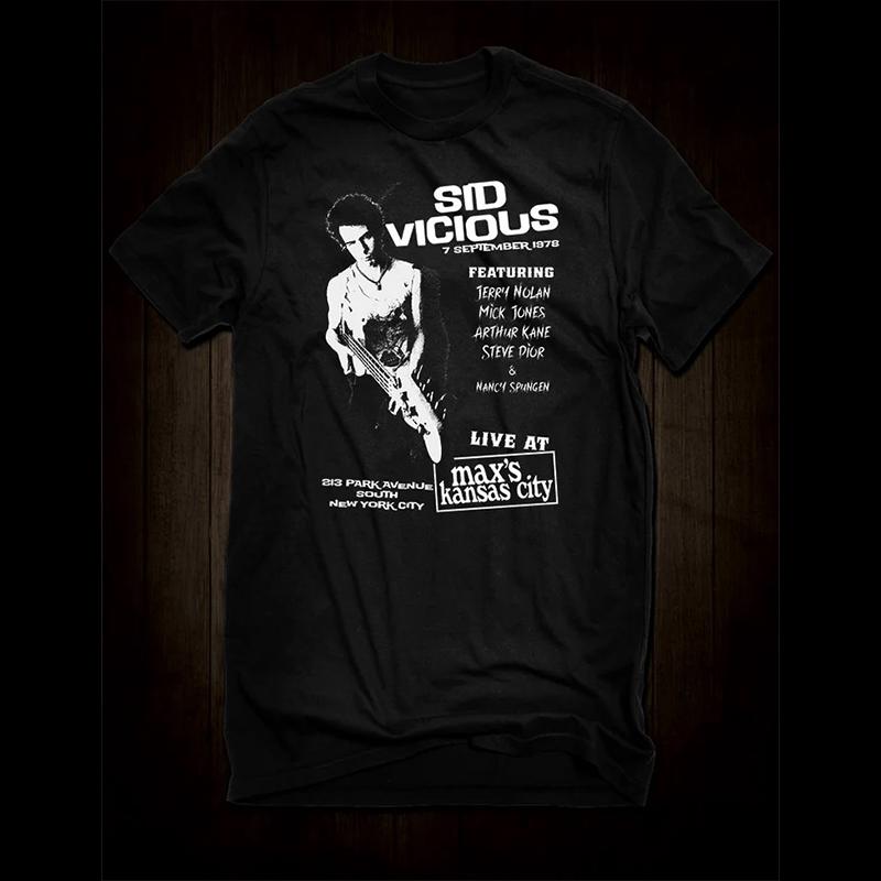 The Bands Lead Singer Sid And Nancy Rock American Shortsleeved Summer Mens And Womens Pure Cotton Tshirts