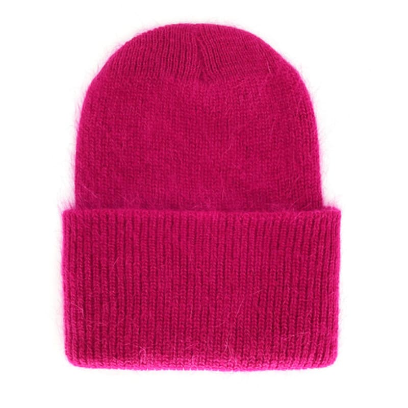 OTHER-worldly Ribbon Angora Beanie [Magenta]
