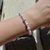 KIETIMOOR Mystic Pearl Bracelet Silver925) Mystic Purple Pearl Silver Bracelet
