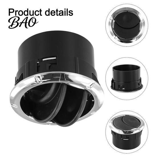 Duster Air Vent Replacement Conditioning Outlet, Double Blade Adjustable Vents with Chrome Trim, Car Interior Durable for Renault Vauxhall Opel Outlet