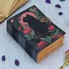 Black Cat Floral Journal – Mystical Diary with Floral Design | Witchy Notebook | Gothic Cat Lover Gift | Occult and Celestial Writing Book