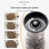 304 Stainless Steel Pepper Grinder - Manual Kitchen Seasoning Bottle for Freshly Ground Sea Salt, Sichuan Peppercorns, and Cumin.