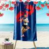 Go Sydney Roosters Print Beach Towel, Large Soft Quick Dry Towel for Beach Camping Swimming