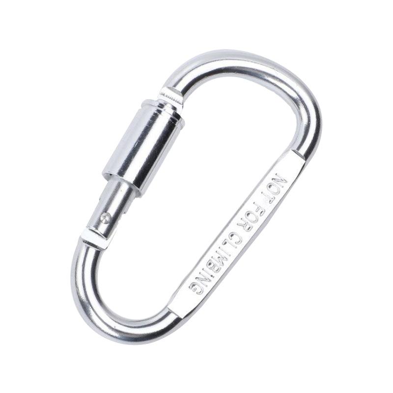 

MAIDEZHI с гайкой, крючок для ключей для рюкзака, походный лагерь, уличное альпинистское оборудование, крючок типа D, карабин, алюминиевый пружинный крючок 1 PCS