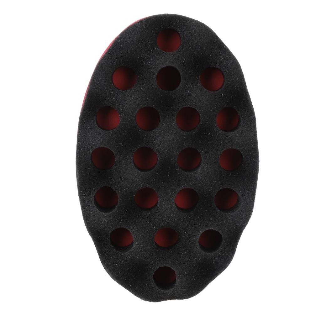 2pcs Barber Salon Hair Coils Comb Soft Flexible Hair Sponge Hairdressing Tool Set for Wet Hair