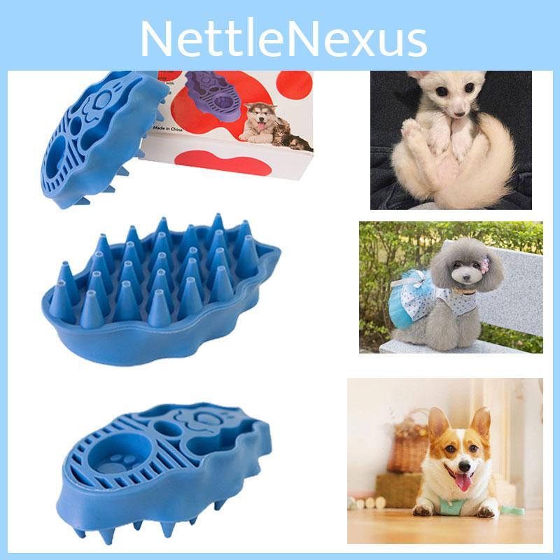 Dual-function Pet Brush Massages And Removes Hair Effectively