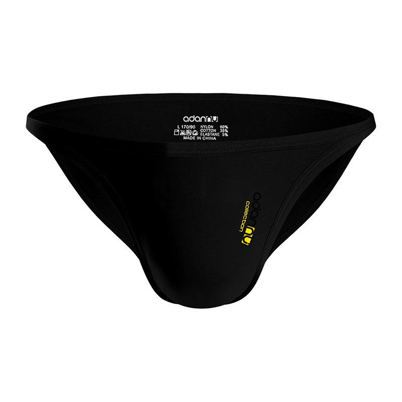 

Men s Summer Modal Low-Waist Breathable Briefs L чёрный