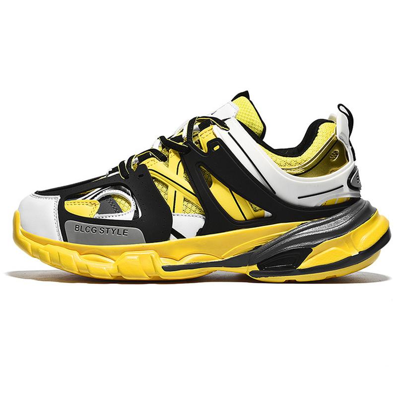 

Мужская/женская винтажная модная обувь Парижская мода Мужские кроссовки Женские кроссовки 44 жёлтый