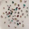 50Pcs Multi-Color Mini Water Drop Zircon Nail Art Rhinestones 3D Flatback Crystal Gems Manicure Decoration