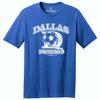 Dallas Tornado 1967 Logo NASL Fotbal Tri-Blend Královská Heather Tričko