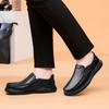 Mode Echtes Leder Herren Freizeitschuhe Vintage Stil Handgefertigt Weiche Sohle Slipper Atmungsaktiv Rutschfest Business Herren Laufschuhe