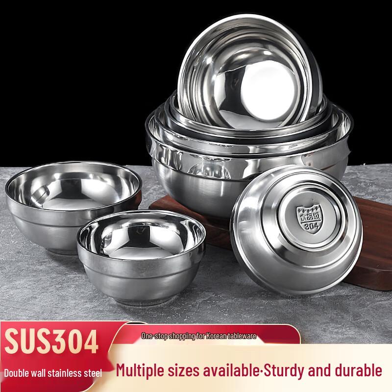Lijia Stainless Steel Double-Layer Insulated Bowl