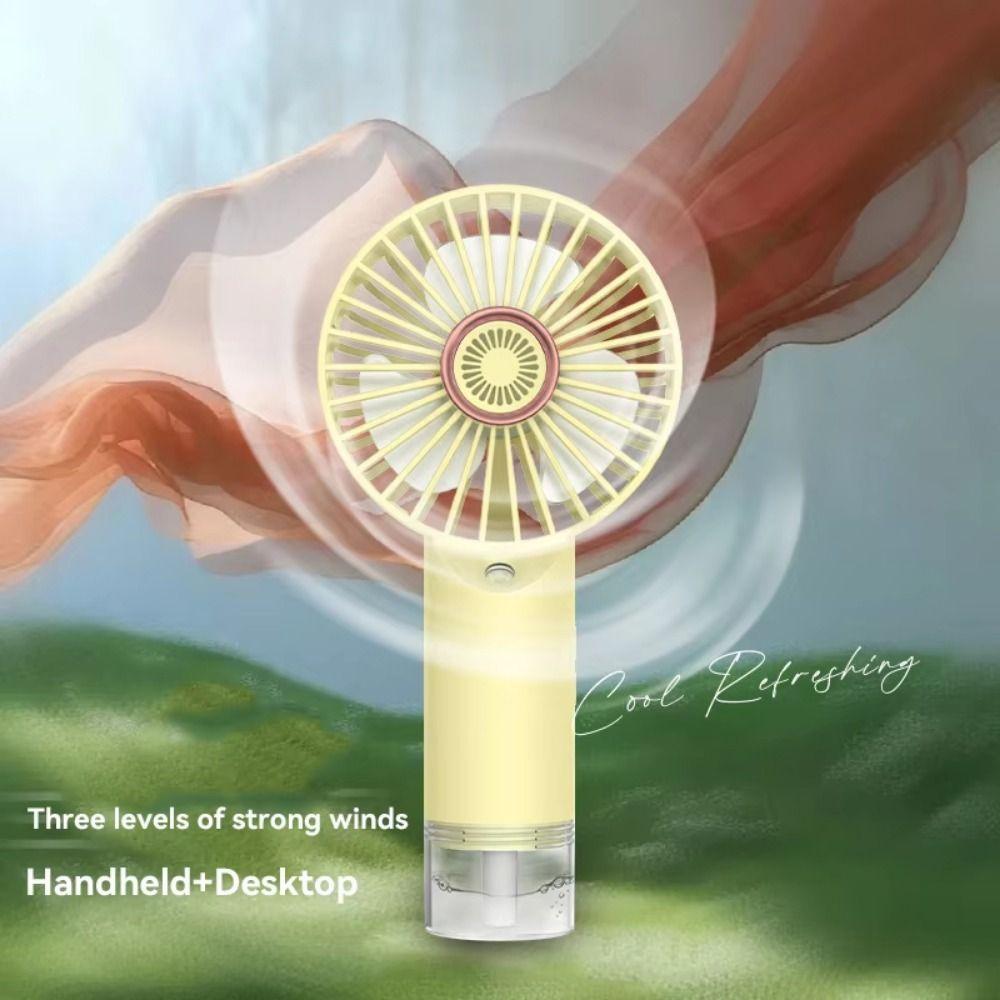Portable Mini Misting Fan Strong Wind Water Spray Mist Fan Handheld Misting Fan  Daily Use