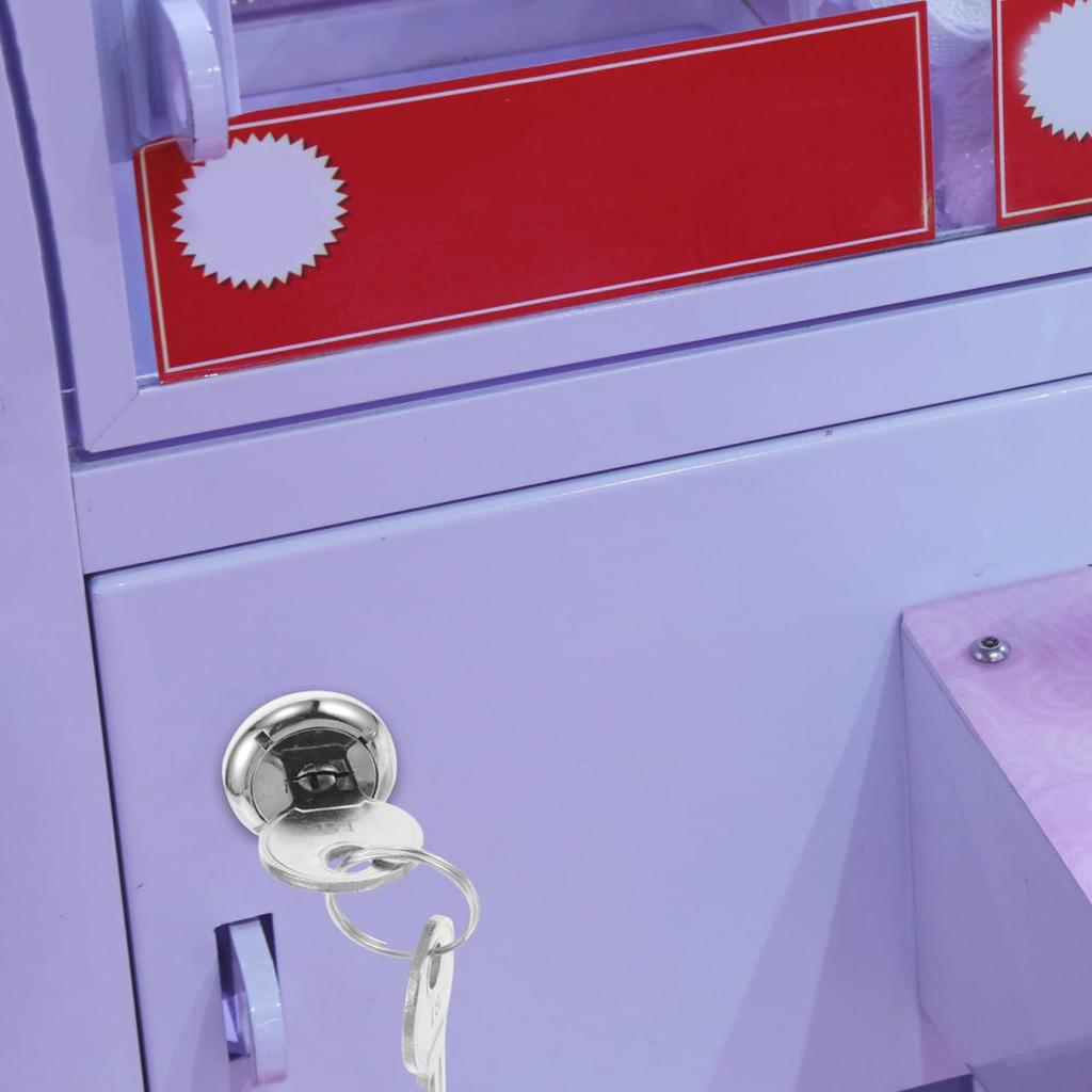 VOSAREA 1 Set Vending Machine Lock Replacement Secure Metal Cylinder Lock Assembly Kit for Gumball Machine Candy Dispenser