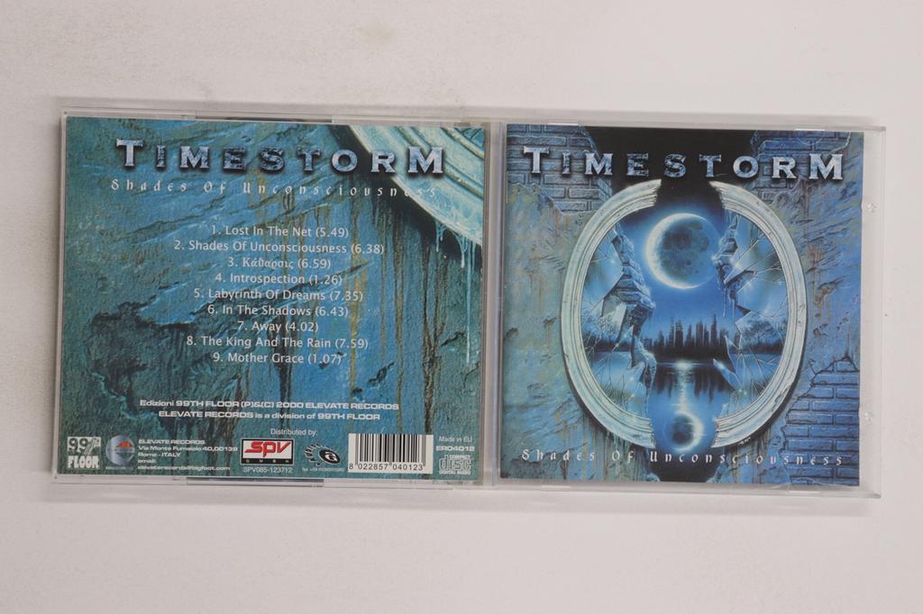 CD TIMESTORM - Shades Of Unconsciousness ER04012 ELEVATE 2000 Italy Metal Used