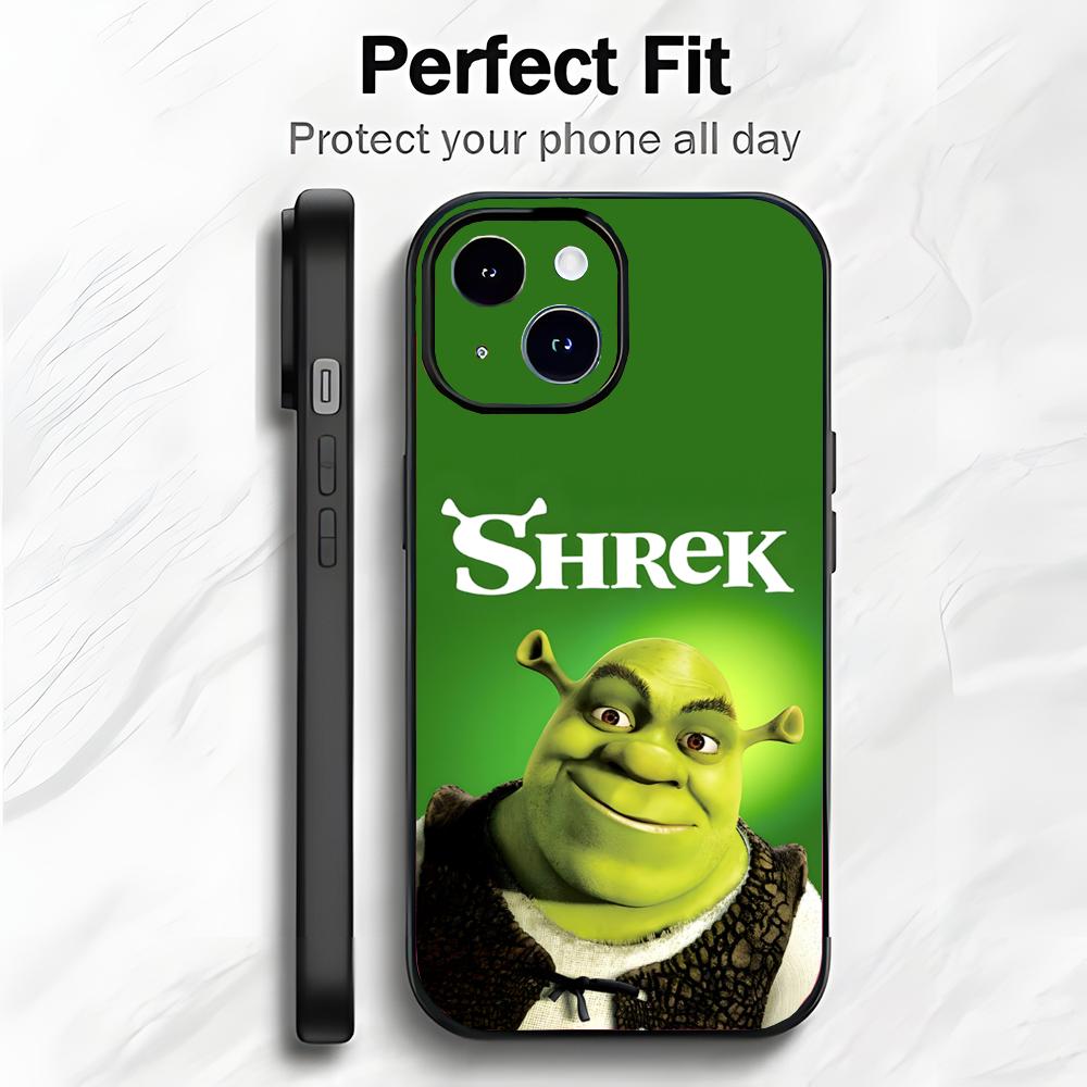 Funny Classic Movie S-Shrek Phone Case Phone Case Soft Packaging Lightweight For iPhone17 16 15 14 13ProMax