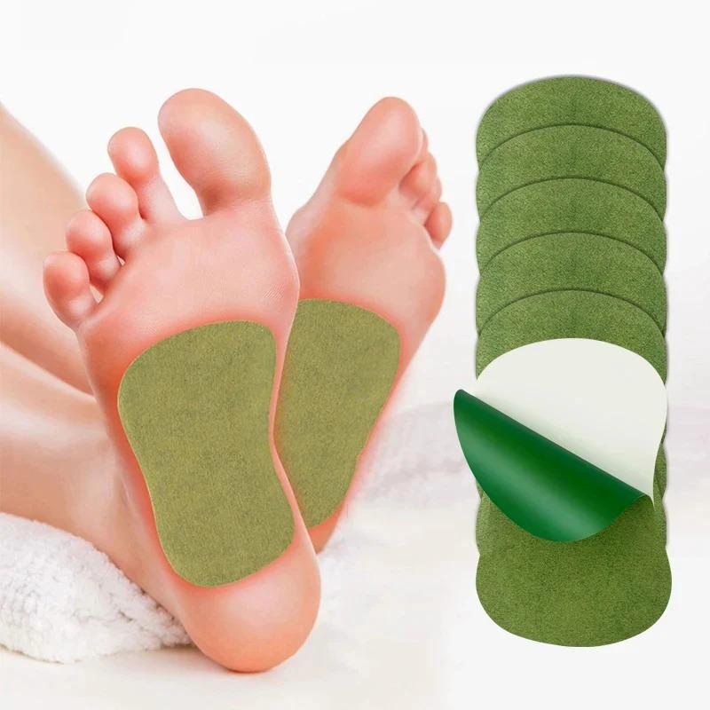1/6/12/30pcs Mugwort Foot/Neck/Waist/Knee Patches Detoxifying Deep Cleansing Foot Pad, Natural Herbal Sleep Aid Foot Patch, Stress Relief Patch