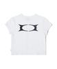 CRITIC Og Wormhole Logo Crop T-Shirts White