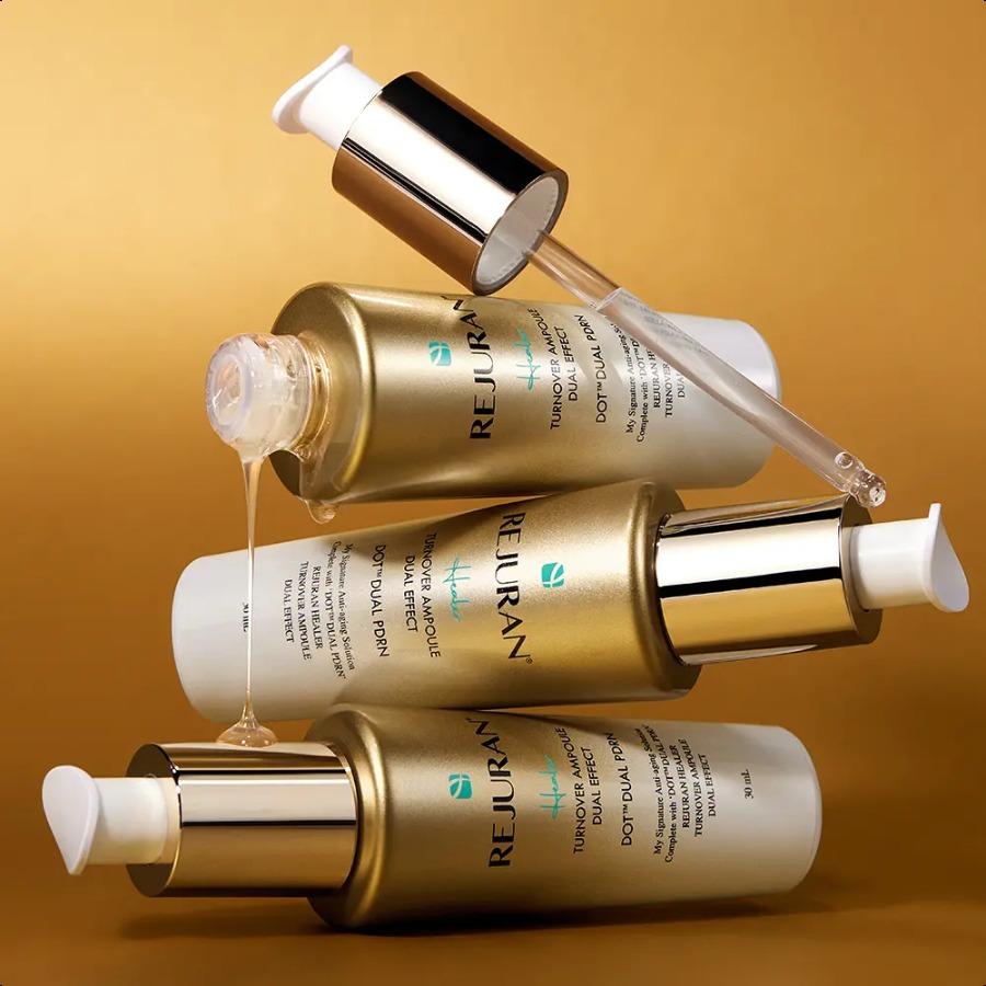 REJURAN Ampolla Doppio Effetto 30ml Siero Viso al DNA di Salmone per Ringiovanimento Profondo, Cura delle Rughe, Rassodamento, Elasticità della Pelle con Risultati Anti-Età Visibili.