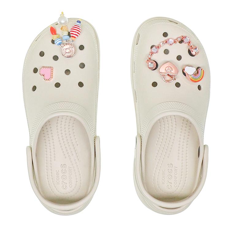 Crocs Classic Platform Clog Bone (Womens) Women Sneakers 206750-2Y2