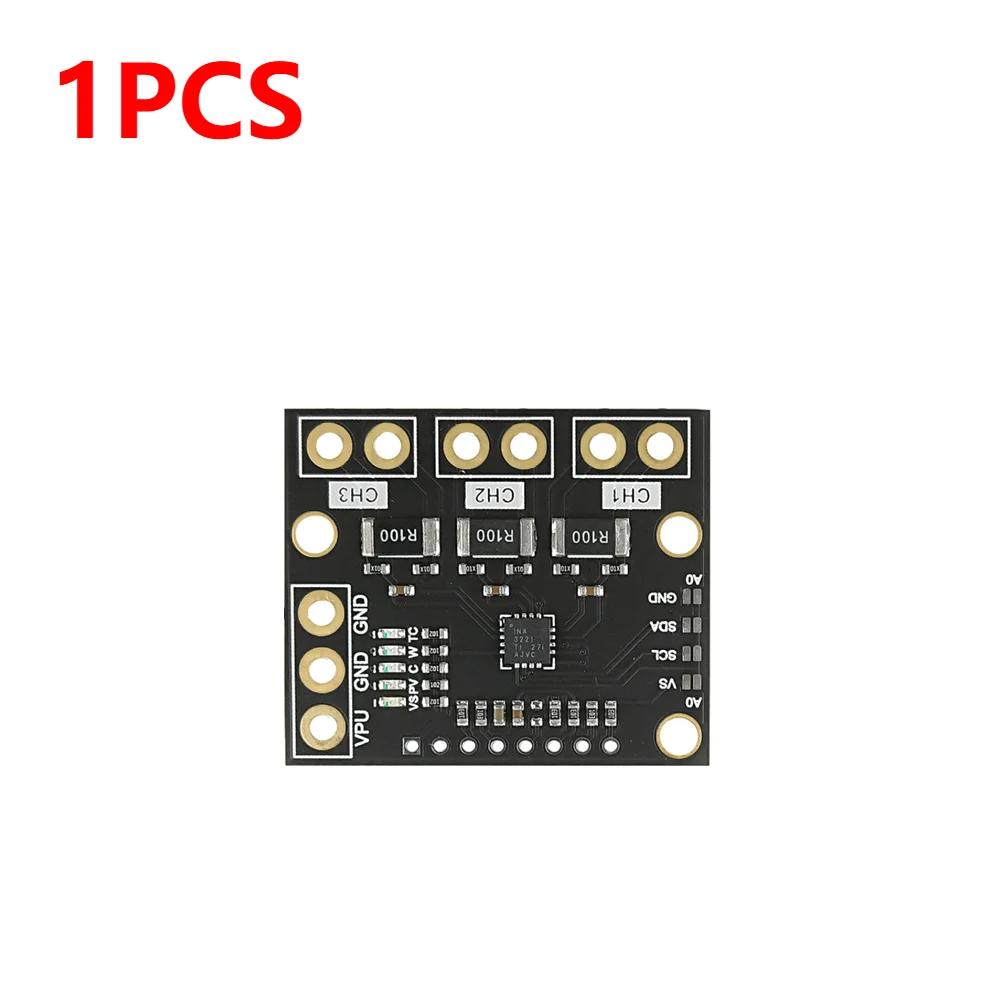 

1-10PCS INA3221 Power Monitoring Control Sensor Module I2C SMBUS-Compatible Triple-Channel Module Replace with Pins Replace