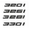 3D Car Trunk Sticker for 3 Series 316i 318i 320i 323i 325i 328i 330i E46 E90 E91 F30 G20 - Logo Emblem Lettering Accessories FLUTW1