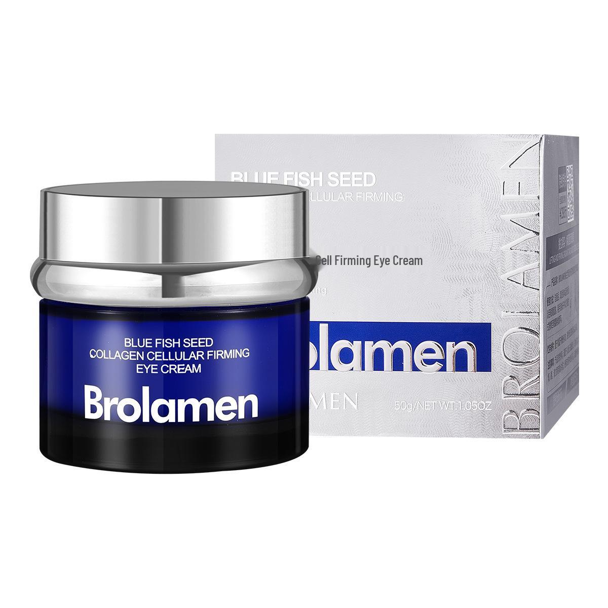 Bailanmeng Blue Fish Roe Collagen Eye Cream: Moisturizing, Anti-Wrinkle, Firming, and Fine Line Reducing Skincare.