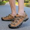 40-47  Summer Men's Leather Beach Sandals Mens Closed Toe Sandals for Men