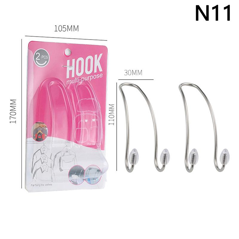 2Pcs Car Seat Hook Auto Hidden Back Seat Headrest Hanger For Handbag Shopping Bag Coat Storage Hanger Car Hook Organizer