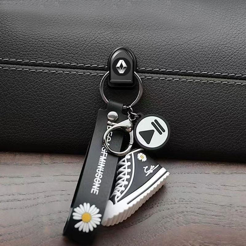 Mini Car Hooks Black Self Adhesive Invisible Hooks Interior Storage Holder For Renault Dacia Megane 2 3 Clio 4 Duster Captur Kadjar