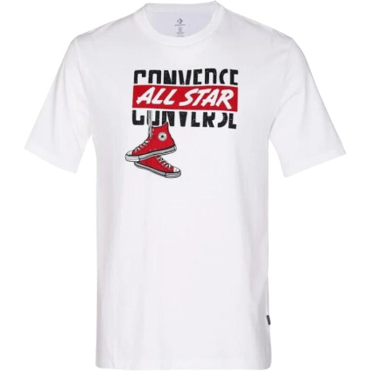 Converse Chuck T Shirt Men s White 10020532-A02 L