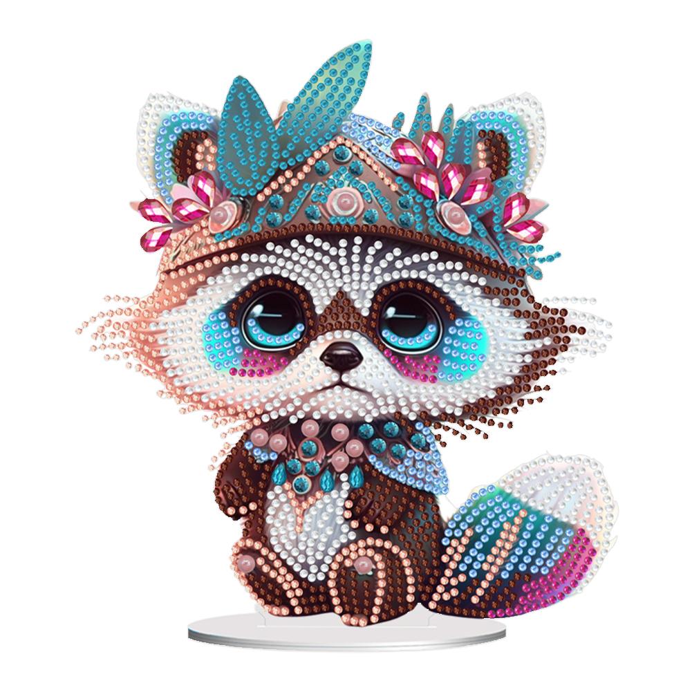 Diamond Painting Tabletop Ornaments Kit Lion Desktop Diamond Art Kits Diamond Painting Desktop Ornaments Kit for Adults Beginner