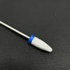1Pc White Ceremic Nail Drill Bits Ceramic Cuticle Clean Bur Rotary Milling Cutters for Manicure Pedicure Dental Polishing Burs