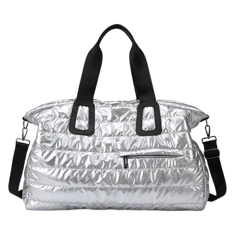 Fitness Bag Women's Cotton Clothing Bag Dry and Wet Separation Waterproof Swimming Bag Yoga Portable Shoulder Travel Duffel Bag