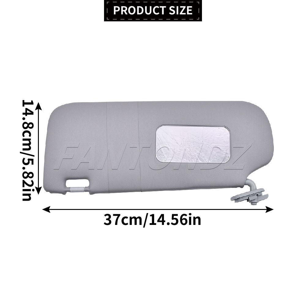 Car Sun Visor Replacement For Hyundai I20 2008-2018 With Makeup Mirror 852201J000 852101J000 Interior Sunshade Left Or Right