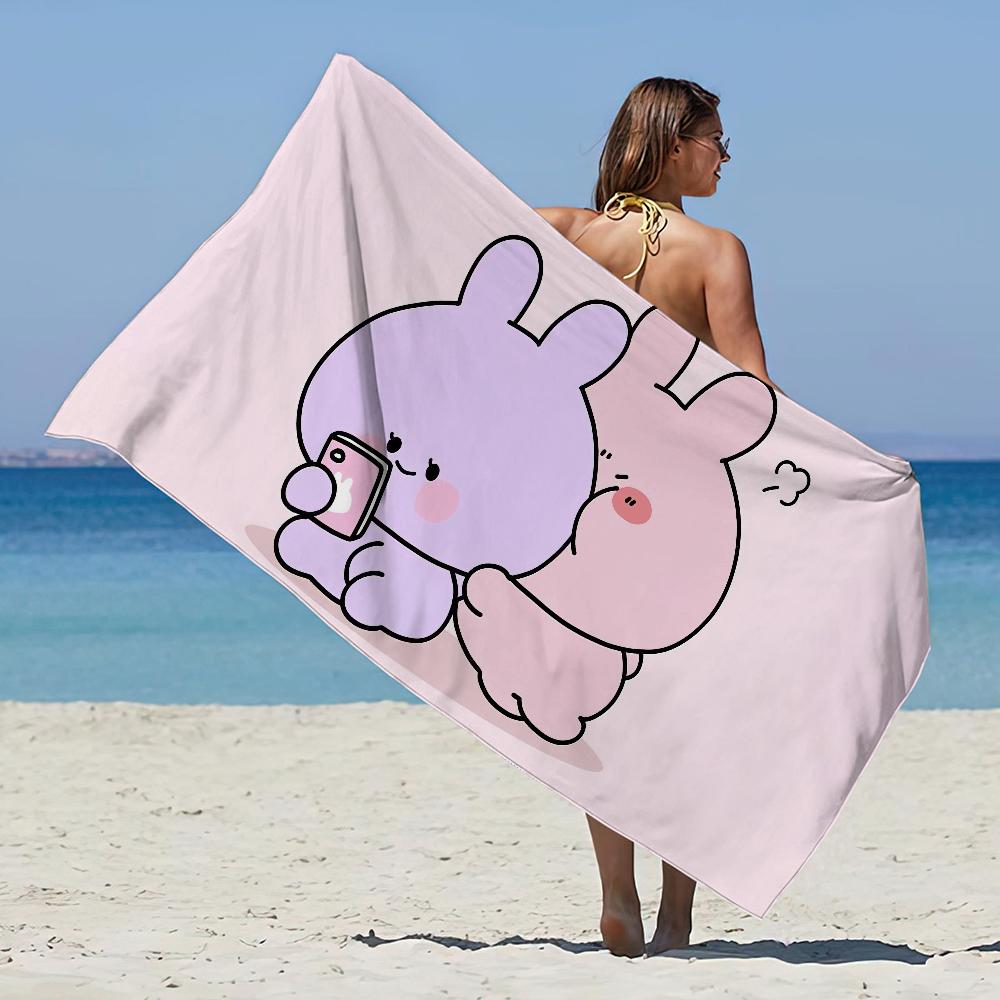 A-Asamimichaans A-Asleep Cute Towel Beach Towel Oversized Quick Dry Towel Absorbent Soft Swim BeachTowels for Men Women