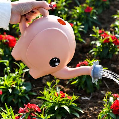 Annaffiatore a Forma di Elefante Carino Grande Capacità Plastica Creativo Annaffiatoio per Giardino