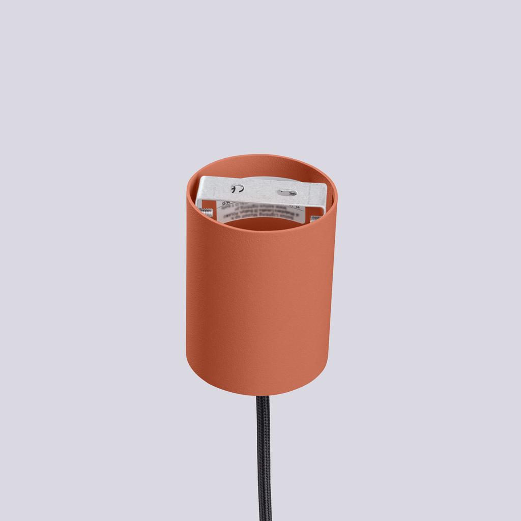 Lampa Wisząca Halo 1 G9 Ochra Czerwona Alu Sollux Sl.1729