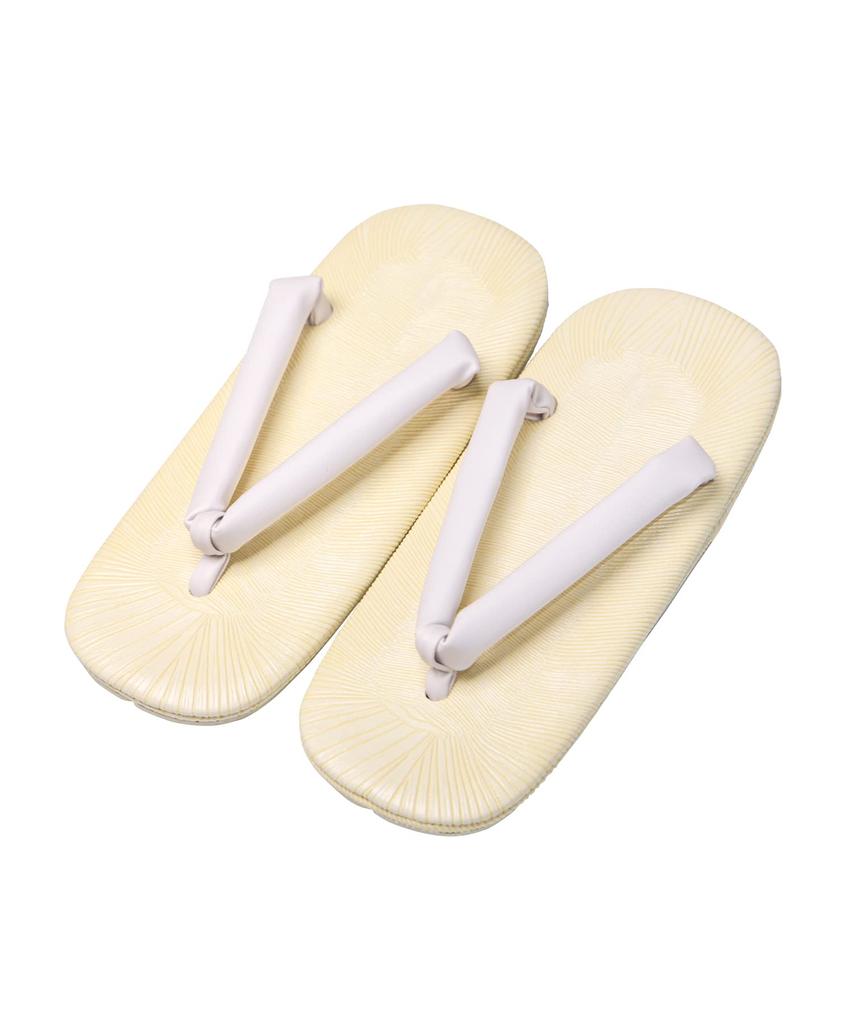 Setta Sandals for Plain White for Boys [Kyoetsu] Shichigosan, Straps, (18.0cm, White)