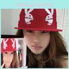 American Hiphop Bunny Baseball Cap With Breathable Fabric For Summer Casual Wear