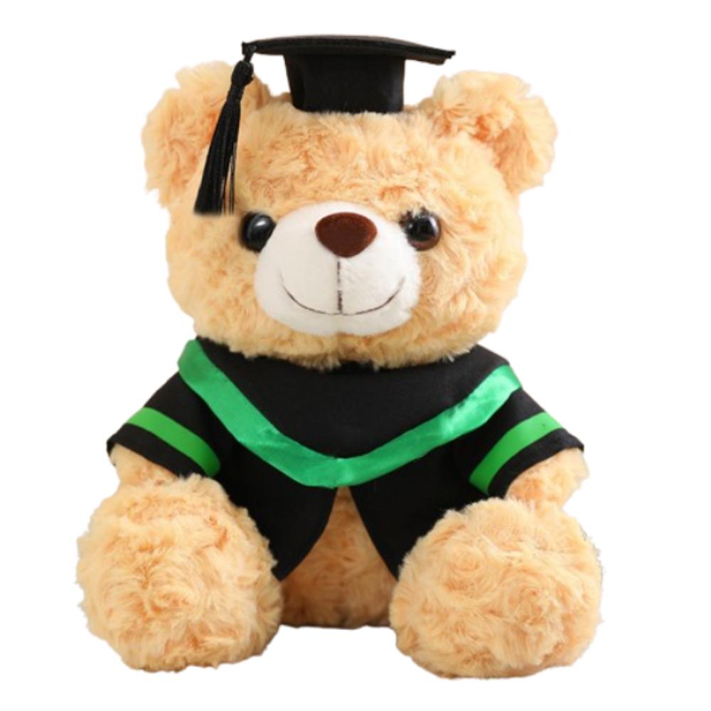 23/28cm Bachelor Bear Plush Toy Soft Bear Animal Doll Doctor Cap Graduation Bear Doll  Party Favors